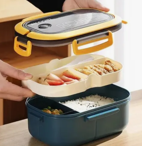 Vista 2 de Lonchera Plastica - G: Amarillo